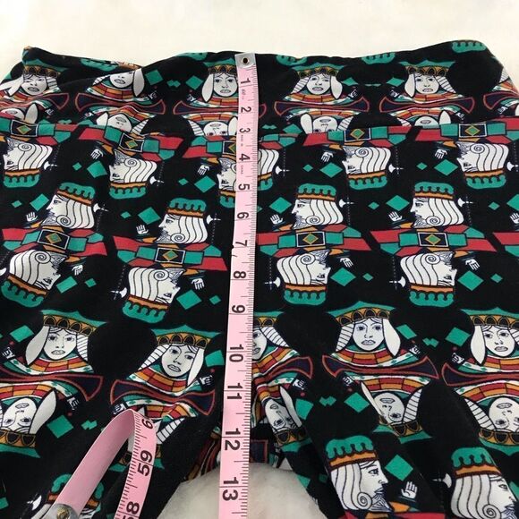 LuLaRoe House of Cards leggings tall & curvy - Picture 7 of 8